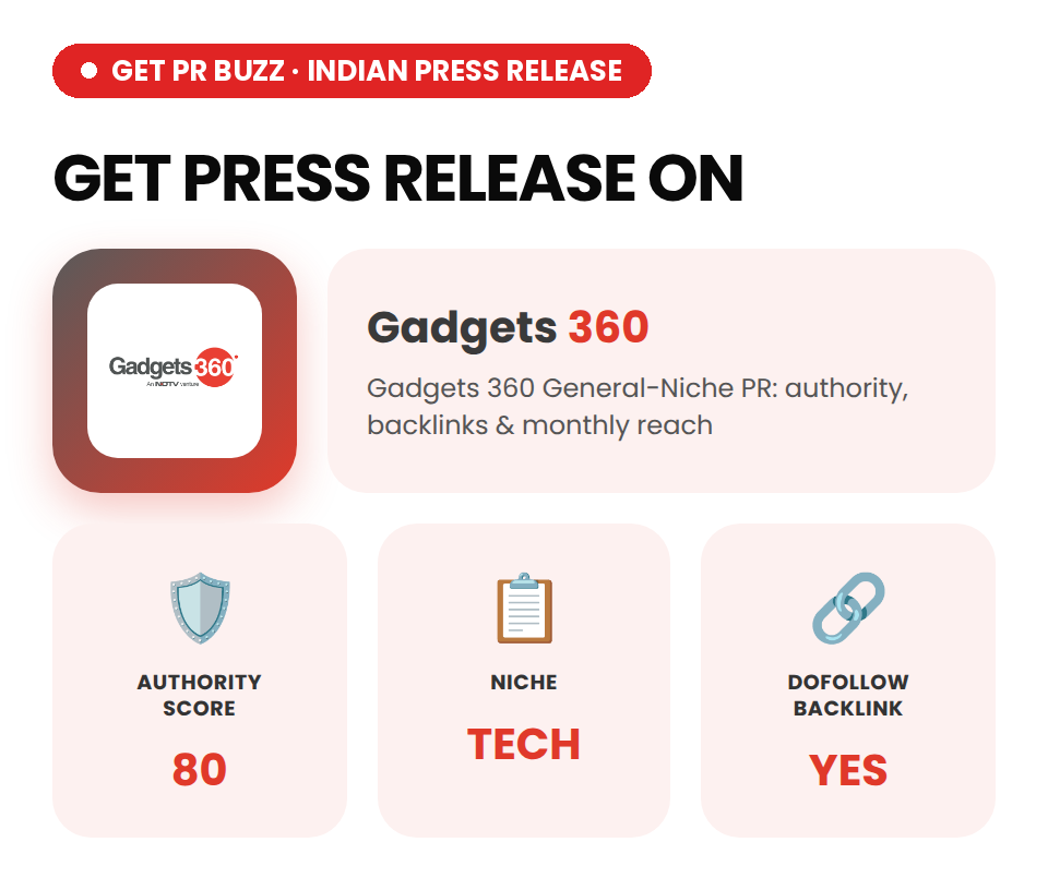 Gadgets 360 (Indian Press Release) - Image 4