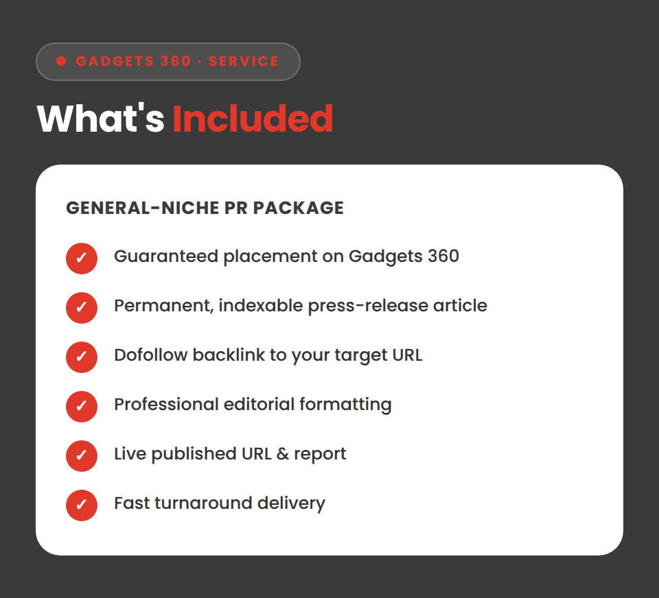 Gadgets 360 (Indian Press Release) - Image 5
