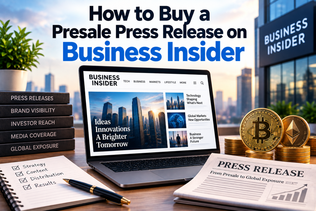 How to Buy a Presale Press Release on Business Insider