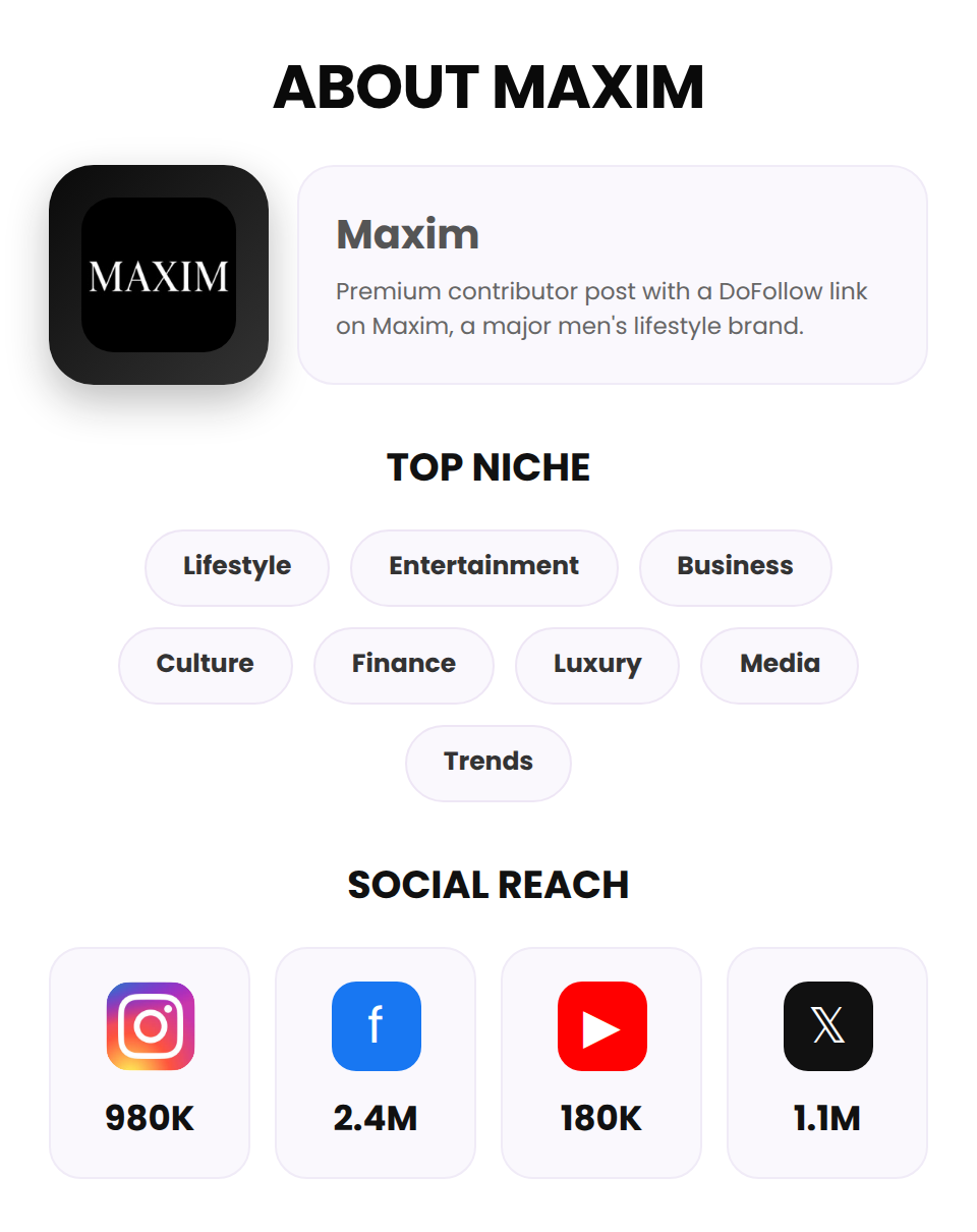 Maxim.com DoFollow Link (Premium Contributor Post) - Image 3