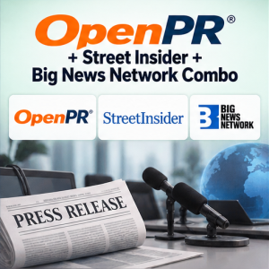 OpenPR Combo (OpenPR + StreetInsider + BigNewsNetwork) | Pre sale
